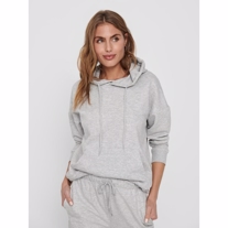 ONLY Sweatshirt Feel Life Light Grey Melange